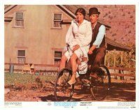 1s322 BUTCH CASSIDY & THE SUNDANCE KID LC #3 '69 Paul Newman & Katharine Ross on bicycle!