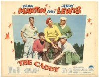 1s325 CADDY LC #2 '53 Dean Martin watches three real golfers trying to teach Jerry Lewis to putt!