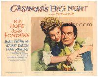 1s335 CASANOVA'S BIG NIGHT LC #7 '54 wacky Bob Hope with sexy Audrey Dalton!