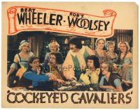 1s364 COCKEYED CAVALIERS LC '34 Bert Wheeler watches Noah Beery stop Robert Woolsey from eating!