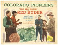 1s022 COLORADO PIONEERS TC '45 Wild Bill Elliott as Red Ryder, Bobby Blake as Little Beaver!