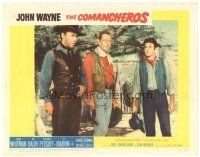 1s367 COMANCHEROS LC #8 '61 John Wayne, Stuart Whitman & Michael Ansara, directed by Michael Curtiz!