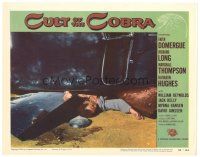 1s384 CULT OF THE COBRA LC #8 '55 image of man trapped under car after wreck!