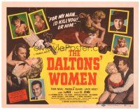 1s386 DALTONS' WOMEN TC '50 Tom Neal, bad girl Pamela Blake would kill for her man, great image!