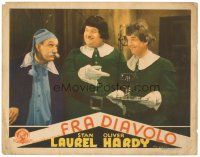 1s405 DEVIL'S BROTHER Spanish/U.S. LC R40s Stan Laurel & Oliver Hardy give wine to sleepy James Finlayson!