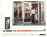 1s412 DOG DAY AFTERNOON LC #7 '75 Al Pacino with hostage outside bank, Sidney Lumet classic!