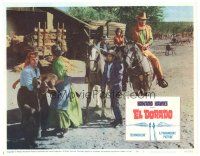 1s423 EL DORADO LC #5 '66 John Wayne on horseback rides through village!