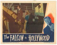 1s439 FALCON IN HOLLYWOOD LC '44 detective Tom Conway & Veda Ann Borg about to board ship!