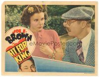 1s455 FIT FOR A KING LC '37 close up of wacky Joe E. Brown wearing glasses & huge fake nose!