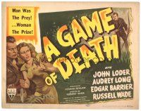 1s061 GAME OF DEATH TC '45 Robert Wise's version of The Most Dangerous Game!