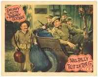 1s532 HILLBILLY BLITZKRIEG LC '42 Bud Duncan as Snuffy Smith in World War II, from comic strip!