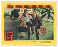 1s538 HOLE IN THE HEAD LC #5 '59 Frank Sinatra & Keenan Wynn hitchhiking, Frank Capra