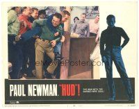 1s548 HUD LC #5 R67 great image of Paul Newman wrestling with huge guy, Martin Ritt classic!