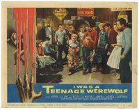 1s555 I WAS A TEENAGE WEREWOLF LC '57 AIP classic, Michael Landon & others watch couple dancing!