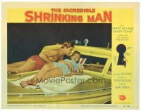 1s562 INCREDIBLE SHRINKING MAN LC #2 '57 Grant Williams & April Kent on the boat before he shrank!