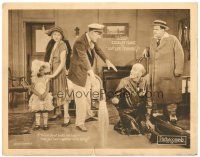 1s569 ISN'T LIFE TERRIBLE LC '24 Charley Chase & Oliver Hardy in room on ship with water leaks!