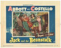 1s572 JACK & THE BEANSTALK LC #6 '52 Abbott & Costello, their first picture in color!