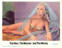 1s591 KISS THE OTHER SHEIK int'l LC #2 '68 super sexy Virna Lisi, The Man, The Woman & The Money!