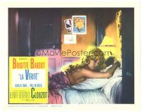 1s595 LA VERITE LC '61 close up of sexy naked Brigitte Bardot in bed, Henri-Georges Clouzot