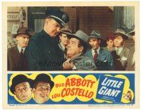1s607 LITTLE GIANT LC R54 men in suits watch cop Edward Gargan get tough with Lou Costello!