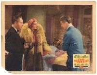 1s621 LOVE UNDER FIRE LC '37 Don Ameche & sexy Loretta Young wearing turban & furs!