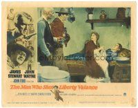 1s631 MAN WHO SHOT LIBERTY VALANCE LC #1 '62 John Wayne, Woody Strode, Vera Miles, James Stewart!
