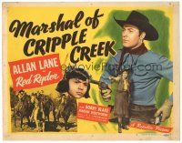 1s100 MARSHAL OF CRIPPLE CREEK TC '47 Rocky Lane as Red Ryder & Bobby Blake as Little Beaver!