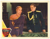 1s637 MATA HARI LC R38 wonderful c/u of Lionel Barrymore glaring at beautiful Greta Garbo!