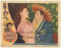 1s642 MEXICAN HAYRIDE LC #4 '48 close up of Lou Costello in sombrero with pretty Luba Malina!