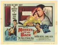 1s104 MONKEY ON MY BACK TC '57 Cameron Mitchell chooses a woman over dope, Dianne Foster!