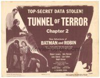 1s109 NEW ADVENTURES OF BATMAN & ROBIN chapter 2 TC '49 Robert Lowery, Tunnel of Terror!