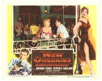 1s677 NEW ORLEANS UNCENSORED LC '54 Arthur Franz, sexy Beverly Garland in red dress!