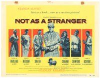 1s688 NOT AS A STRANGER TC '55 doctor Robert Mitchum, Olivia De Havilland, Frank Sinatra