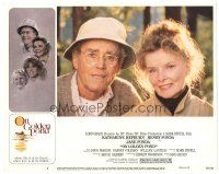 1s698 ON GOLDEN POND LC #3 '81 great close portrait of Katharine Hepburn & Henry Fonda!
