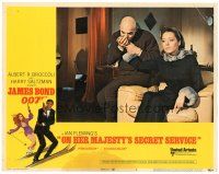 1s699 ON HER MAJESTY'S SECRET SERVICE LC #2 '70 Telly Savalas & Diana Rigg in James Bond thriller!