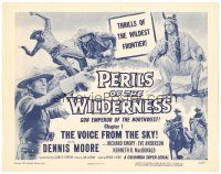 1s116 PERILS OF THE WILDERNESS chapter 1 TC '55 Gordon Bennet serial, The Voice from the Sky!