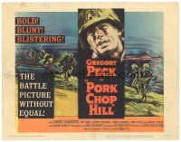 1s119 PORK CHOP HILL TC '59 Lewis Milestone directed, art of Korean War soldier Gregory Peck!