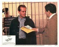 1s741 POSTMAN ALWAYS RINGS TWICE LC #5 '81 c/u of Jack Nicholson getting papers in jail!