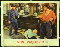 1s771 RIDE, VAQUERO LC #5 R62 Robert Taylor faces Anthony Quinn in a showdown to the death!