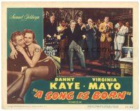 1s843 SONG IS BORN LC #2 '48 Danny Kaye on stage with Louis Armstrong & other great musicians!
