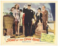 1s844 SONG OF THE OPEN ROAD LC '44 W.C. Fields, Edgar Bergen & Charlie McCarthy with mini dummy!