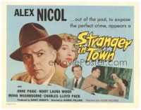 1s159 STRANGER IN TOWN TC '57 Alex Nicol comes from out of the past to expose the perfect crime!
