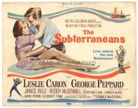 1s160 SUBTERRANEANS TC '60 from Jack Kerouac novel, sexy Leslie Caron & George Peppard!