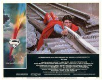 1s861 SUPERMAN LC #1 '78 comic book hero Christopher Reeve saves train!