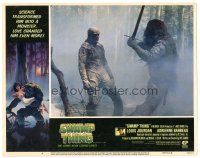 1s865 SWAMP THING LC #4 '82 Wes Craven, Dick Durock as the monster fighting man w/sword!