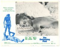 1s867 SWIMMING POOL LC #7 '70 Jacques Deray's La Piscine, c/u of sexy naked Romy Schneider!