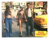 1s874 TAXI DRIVER LC #3 '76 Robert De Niro as Travis Bickle with teen hooker Jodie Foster!