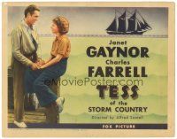 1s166 TESS OF THE STORM COUNTRY TC '32 full-length Janet Gaynor & Charles Farrell + ship art!