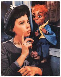 1s883 THAT'S ENTERTAINMENT PART 2 color 11x14 still '75 wonderful close up of Leslie Caron & puppet
