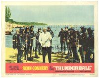1s900 THUNDERBALL LC #7 '65 cool image of Adolfo Celi & divers w/spearguns!